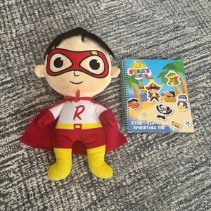 Ryans World Red Titan 13” Buddy Plush Ryan + Activity Book